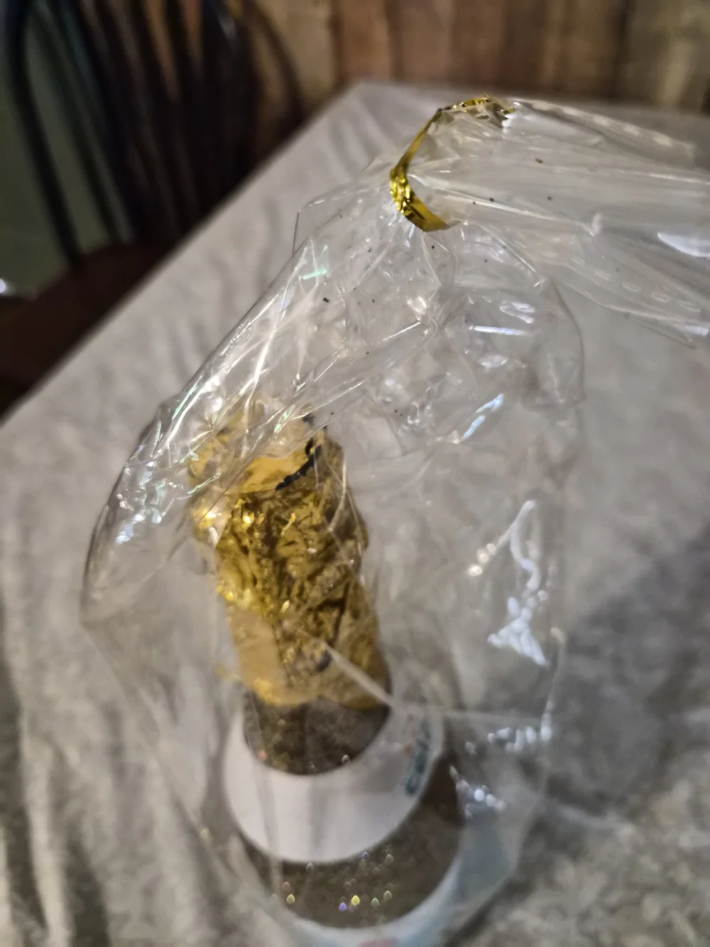Gold Glitter Confetti Popper Bottle